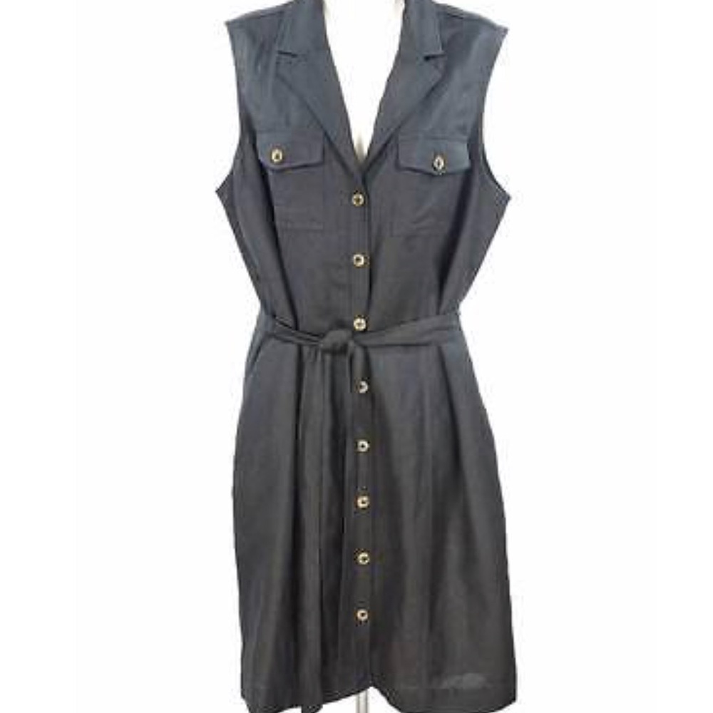 Banana Republic Sleeveless Linen Dress